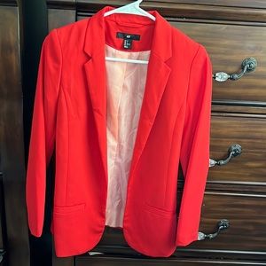 H&M red blazer